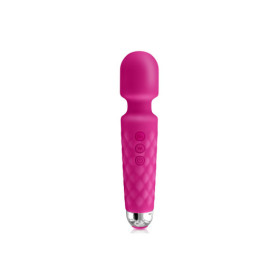 Vibromasseur wand rose 20 vitesses USB 